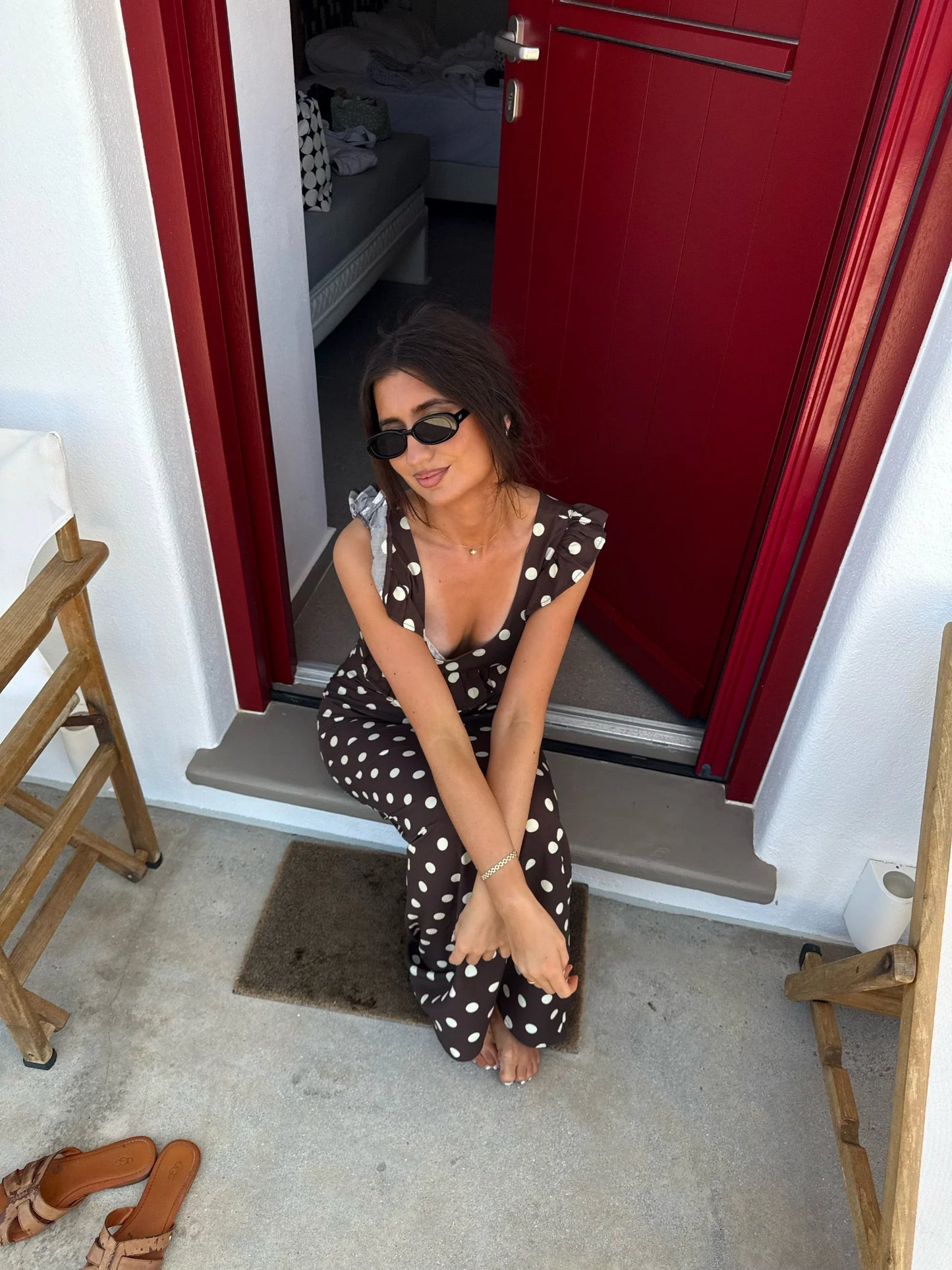 Luna Polka Dot Dress